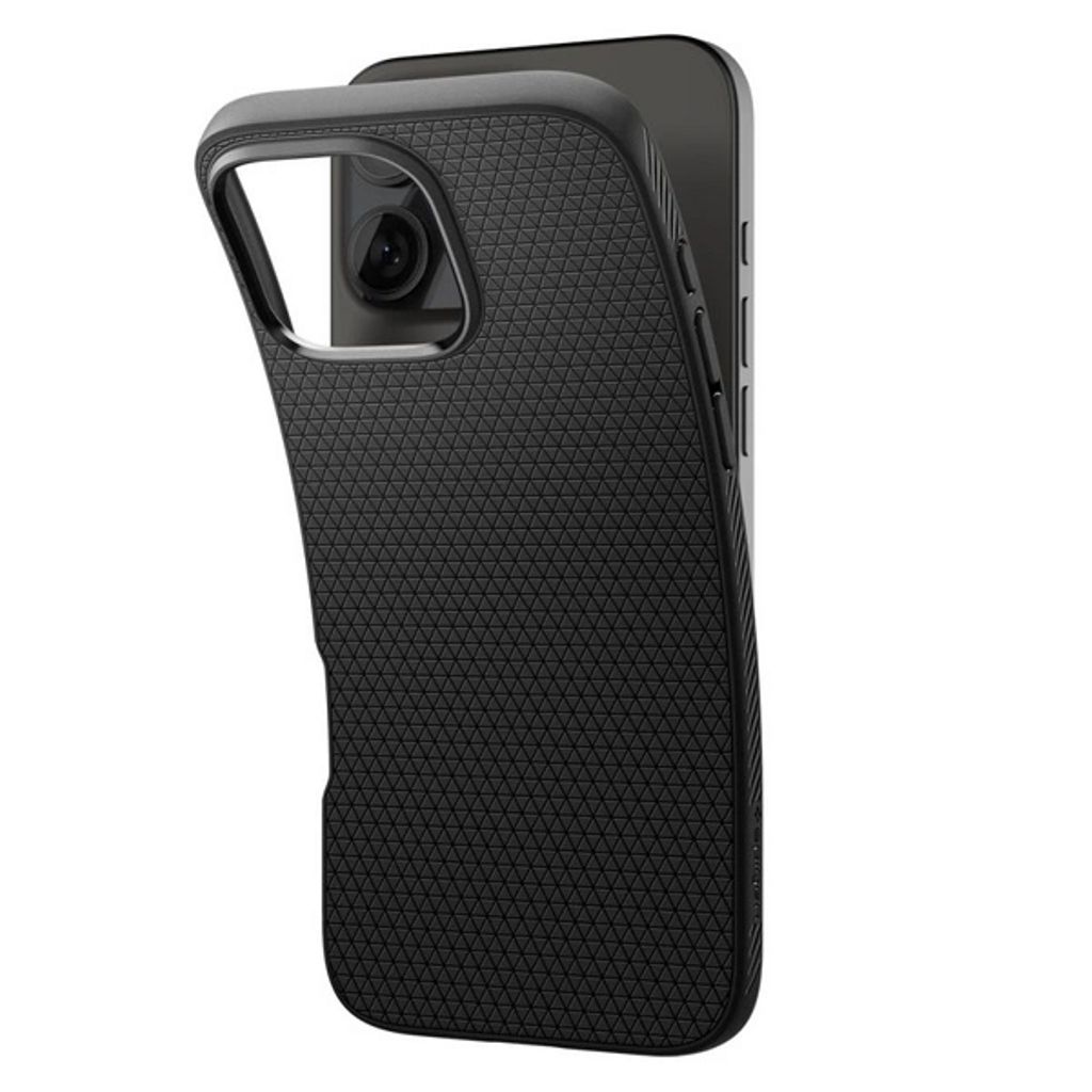 Spigen iPhone 16 Pro Max Liquid Air Skal Svart Teknikdelar.se